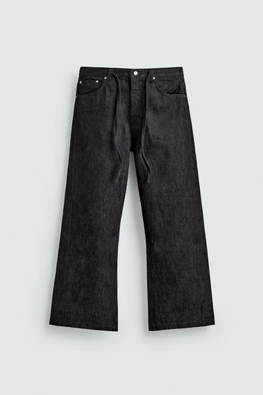 RELAXED FLARE FIT JEANS - Indigo by Zara
