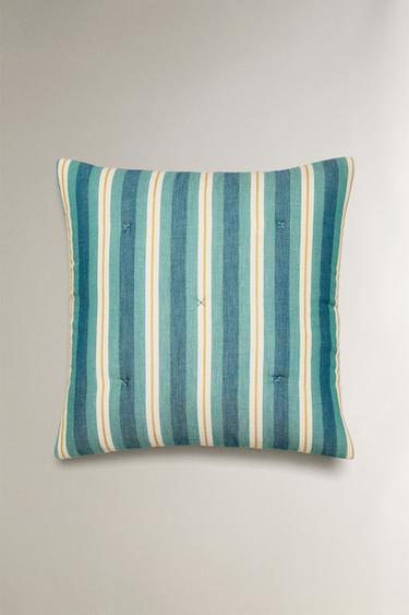 CHILDREN'S MULTI-WIDTH STRIPED QUILT CUSHION COVER - striped by Zara
