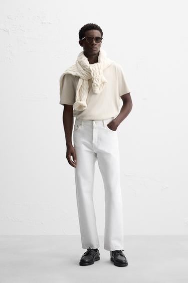 BASIC MEDIUM WEIGHT T-SHIRT - Light sand by Zara