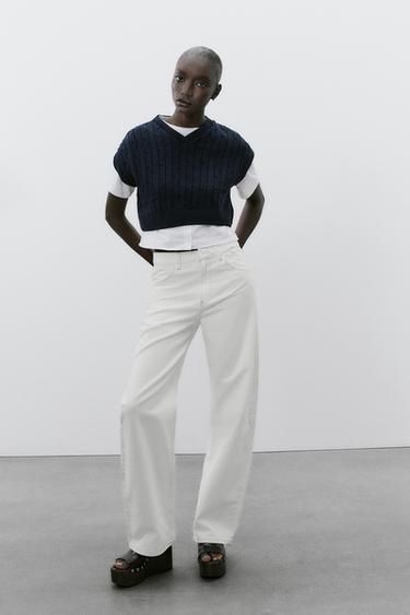 CONTRAST T-SHIRT AND VEST - Navy blue by Zara - Image 0