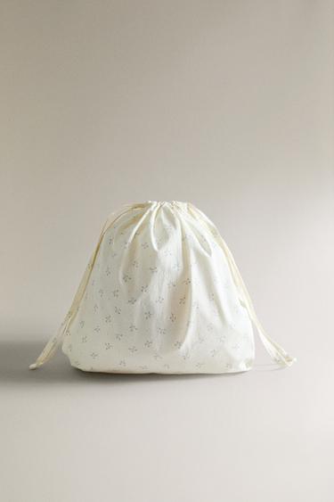 CHILDREN'S FLORAL LAUNDRY BAG - Butter by Zara