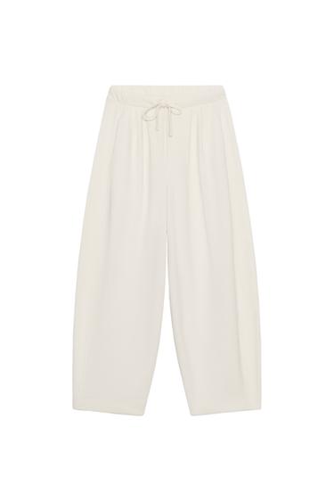 BALLOON TROUSERS - Ecru by Zara