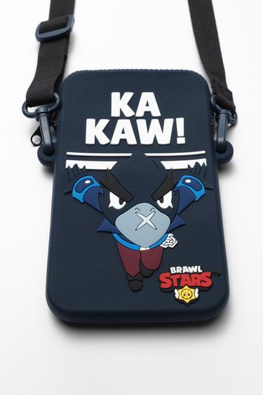 BRAWL STARS © SUPERCELL OY MOBILE PHONE POUCH - Charcoal grey by Zara