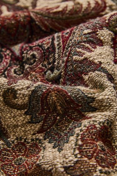 JACQUARD THROW - Light beige by Zara