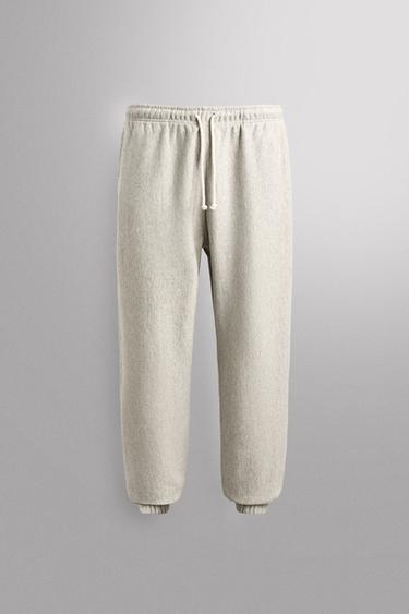REGULAR FIT TRAINING JOGGERS - Grey marl by Zara