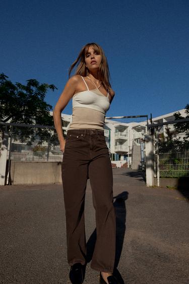 LAYERED TOP - Ecru / Beige by Zara - Image 0