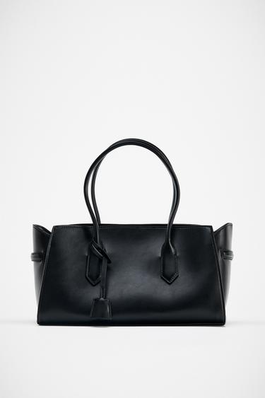 ELONGATED TOTE BAG - Black by Zara