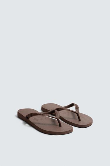 HAVAIANAS ® x ZARA SANDALS - Brown by Zara
