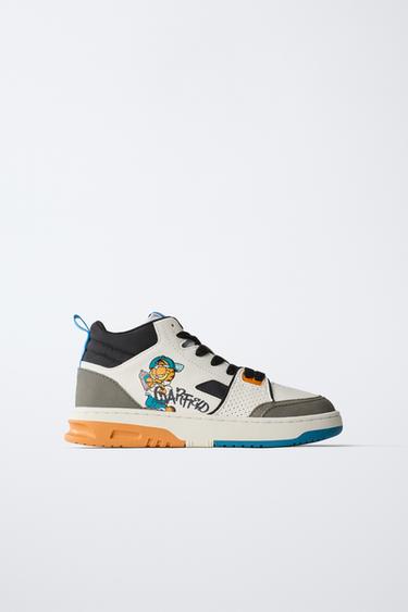 GARFIELD © PAWS INC. HIGH-TOP SNEAKERS - White by Zara