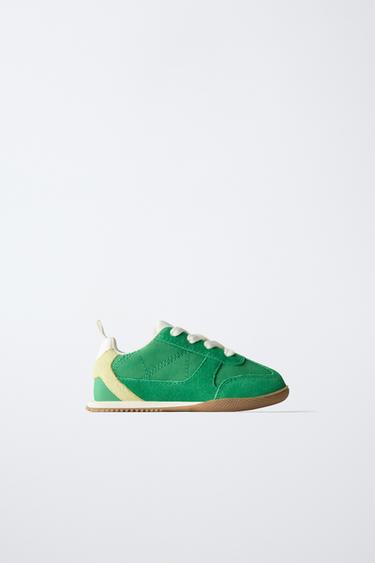 SOFT TRAINERS - Green by Zara - Image 0