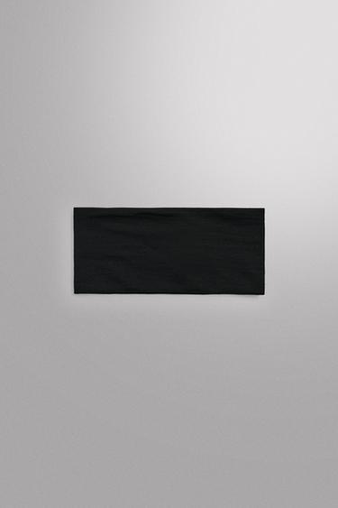ELASTIC WOOL BLEND SPORTS HEADBAND - Black by Zara