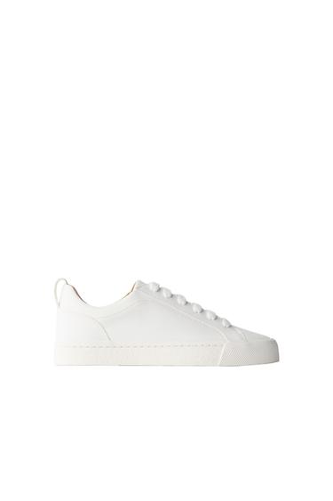 BASIC SNEAKERS - White by Zara