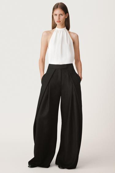 HALTER TOP 50TH ANNIVERSARY - Oyster-white by Zara