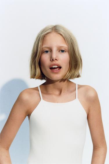 PLAIN BODYSUIT - White by Zara