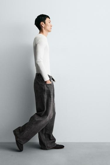 BAGGY FIT JEANS - Grey by Zara