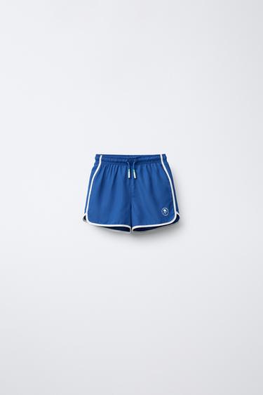 2-6 YEARS/ PALM TREE SWIM SHORTS - Ink blue by Zara - Image 0