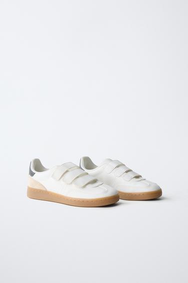 STRAPPY PLIMSOLLS - White by Zara