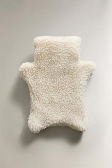 TEDDY BEAR HOT WATER BOTTLE - Oyster-white by Zara