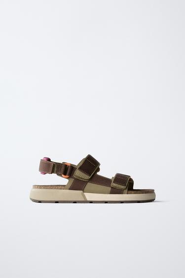 TECHNICAL SPORT SANDALS - Brown by Zara