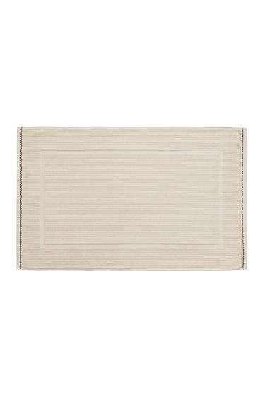 RIBBED TEXTURE BATH MAT - Sand by Zara
