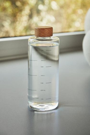 OAK BOROSILICATE BOTTLE -  by Zara