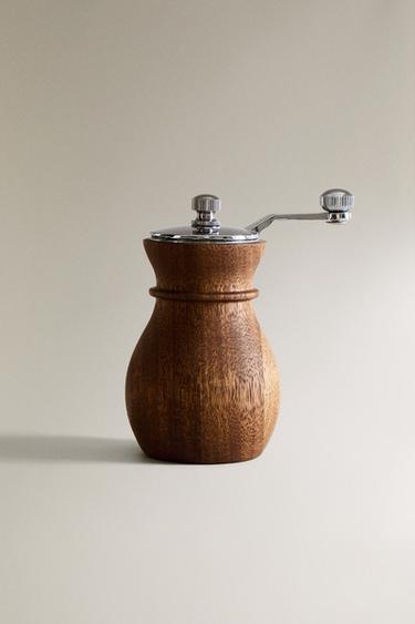 WOODEN PEPPER MILL WITH STEEL LID - Light beige by Zara - Image 0