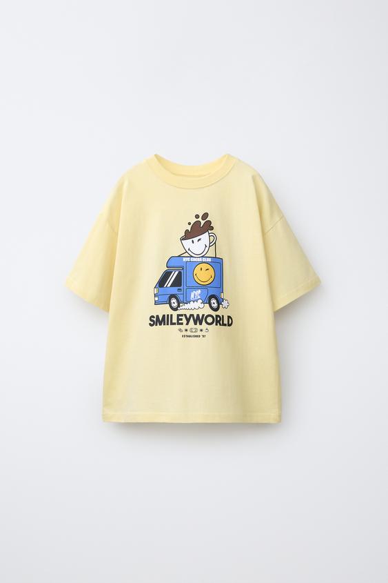 SMILEYWORLD ® T-SHIRT - Yellow by Zara - Image 0