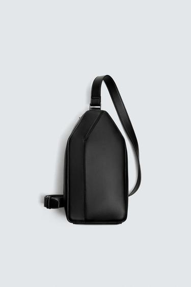 PLAIN VERTICAL CROSSBODY BAG - Black by Zara