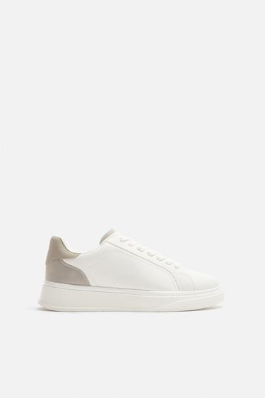 HEEL DETAIL TRAINERS - Beige by Zara