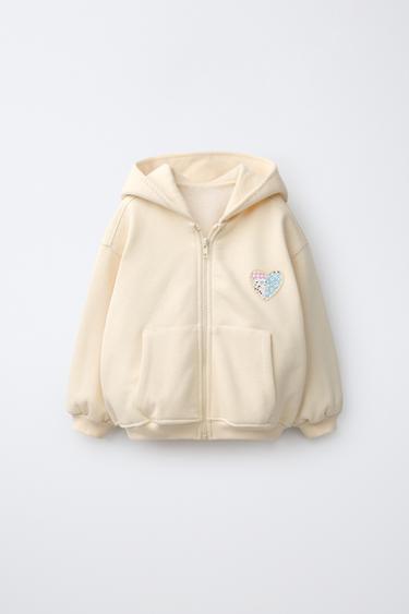 PATCHWORK PATCH HOODIE - Butter by Zara