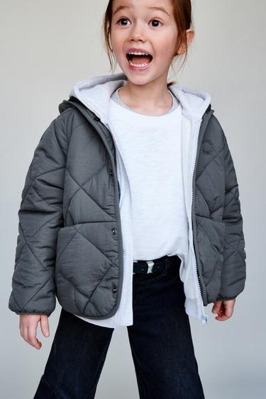 WATER-REPELLENT PADDED JACKET - Anthracite grey by Zara