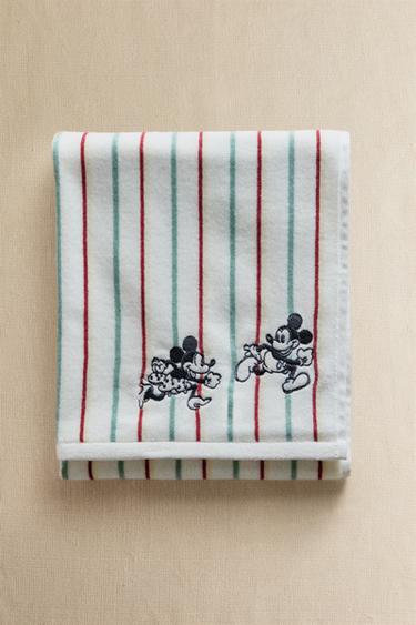 CHILDREN'S MICKEY & MINNIE ©DISNEY VELOUR TOWEL - Yellow by Zara