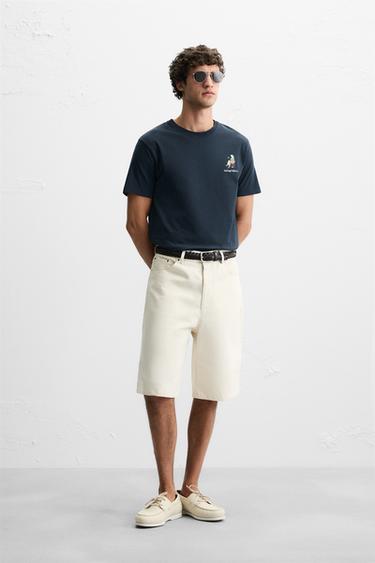 COMBINED PRINT T-SHIRT - Navy blue by Zara - Image 0