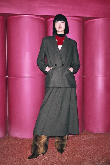 BRUSHED KNIT POLKA DOT TOP HARRY LAMBERT FOR ZARA X DISNEY - Red by Zara