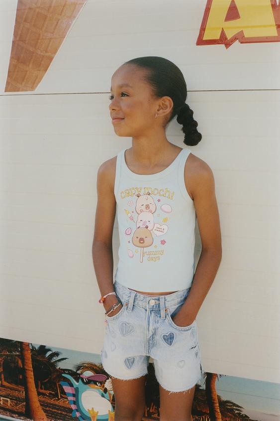 RIB CAPIBARA CAPYFUN © TOP - Pastel blue by Zara - Image 0