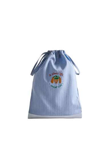 CHILDREN'S DOG LAUNDRY BAG - Blue by Zara