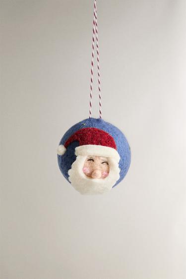 FATHER CHRISTMAS CHRISTMAS TREE DECORATION - Multicoloured by Zara