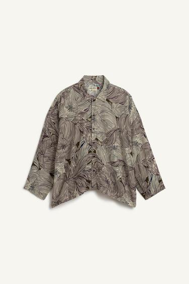 PRNTD SHRT - Purple by Zara