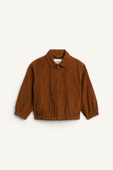 CORDUROY BOMBER JACKET LIMITED EDITION - Brown by Zara