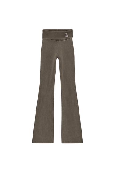BRATZ® FLARE TROUSERS - Dark brown by Zara
