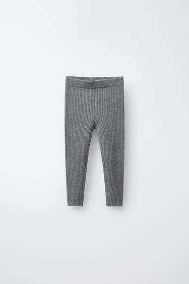 100% CASHMERE LEGGINGS - Grey marl by Zara
