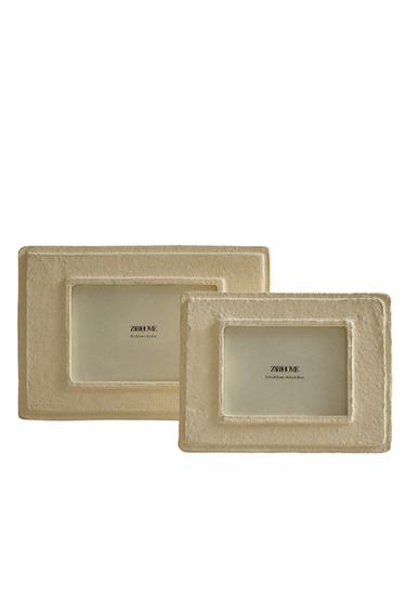 PAPER PHOTO FRAME - Ecru by Zara