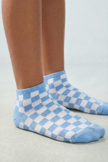 3-PACK OF CHECKERBOARD ANKLE SOCKS - Multicoloured by Zara
