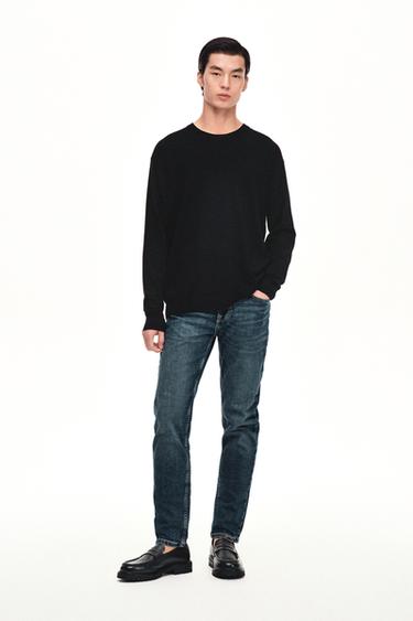 BASIC SLIM FIT JEANS - Blue by Zara