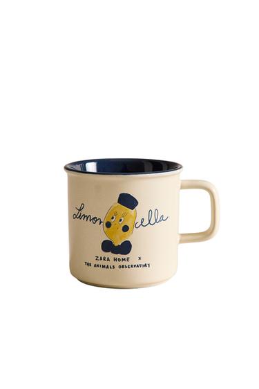 LIMONCELLA CERAMIC MUG X THE ANIMALS OBSERVATORY - Multicoloured by Zara