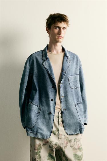 DNM BLZR - Mid-blue by Zara