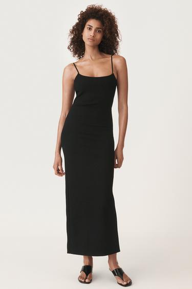 STRAPPY MIDI DRESS 50TH ANNIVERSARY - Black by Zara