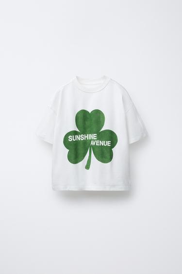 HÔTEL MAGIQUE © X ZARA SHAMROCK T-SHIRT - Oyster-white by Zara - Image 0