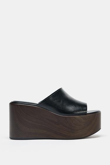PLATFORM WEDGES - Black by Zara