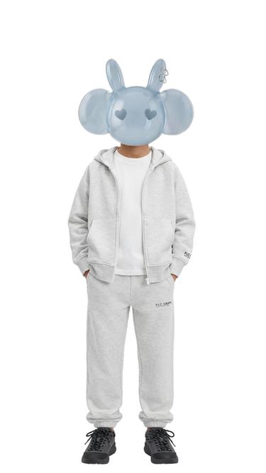 PLUSH ZIP-UP HOODIE - Grey marl by Zara